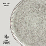 LINHAS DINNER PLATE STONEWARE Ø 10.83" PISTACHE