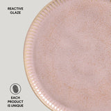 LINHAS DINNER PLATE STONEWARE Ø 10.83" LITCHI