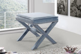Nixon Velvet Upholstered Stool