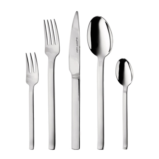 BergHOFF Essentials 72Pc 18/10 Stainless Steel Flatware Set, Essence