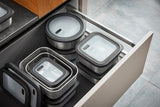Food storage container PROVIDO, square, 900 ml (Freshness control and stock checks via app) 12778