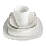 Gibson Home Everyday Square 40-Piece Fine Ceramic Expanded Dinnerware Set