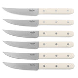 Martha Stewart Eastwalk 14-Piece Stainless Steel Cutlery Set w/ ABS Triple Riveted Forged Handle Acacia Wood Block