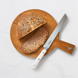 Martha Stewart Eastwalk 14-Piece Stainless Steel Cutlery Set w/ ABS Triple Riveted Forged Handle Acacia Wood Block