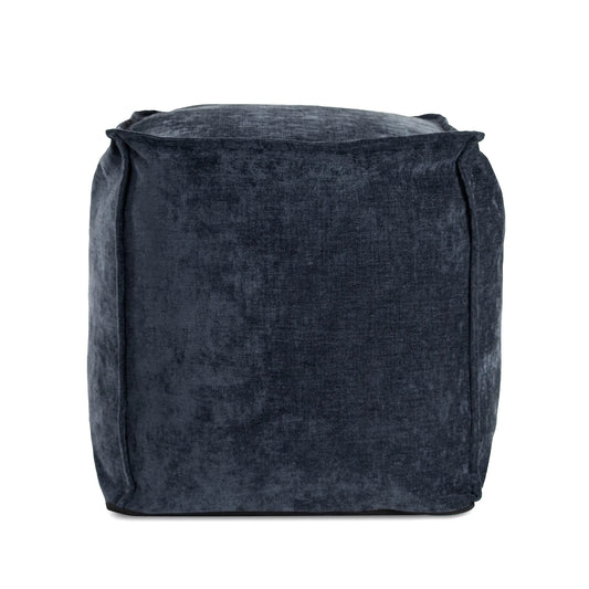 Komodo Navy Square Pouf