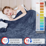 84" X 62" Twin Size Electric Blanket with 10 Heating Levels
