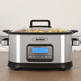 11-in-1 Multi Slow Cooker Roaster Oven, 6.5QT Sliver Digital