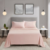 Solid Micro Fleece Sheet Set, Blush