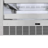 ZLINE 24" Touchstone Dual Zone 44 Bottle Wine Cooler DuraSnow® Stainless Steel Glass Door RWDO-SN-24