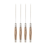 Laguiole Connoisseur Olivewood Bbq Steak Knives, Set of 4