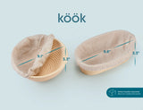 Rattan Sourdough Proofing Basket Set