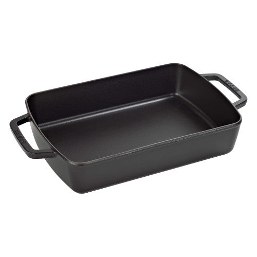 STAUB Cast Iron 12-inch x 8-inch Roasting Pan