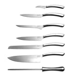 BergHOFF Concavo 8pc Stainless Steel Knife Set with Block
