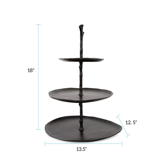 Zara Three Tiered Contemporary Display Stand