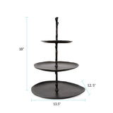 Zara Three Tiered Contemporary Display Stand