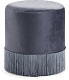 Teddy Velvet Upholstered Stool