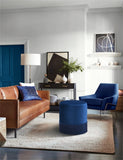 Teddy Velvet Upholstered Stool