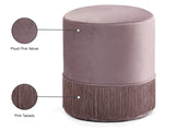 Teddy Velvet Upholstered Stool