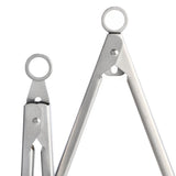 Babish 12” & 9” Locking Kitchen Tong Set, Stainless Steel