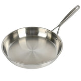 Babish 12 Inch Stainless Steel Triply Professional Grade Fry Pan w/ Stainless Lid