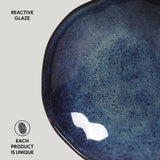 SOUP PLATE ORGANIC STONEWARE Ø 8.35" DENIM