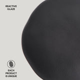 SOUP PLATE ORGANIC STONEWARE Ø 8.35" MATTE BLACK