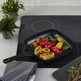 BergHOFF DiNA Helix Recycled Aluminum Nonstick Ceramic Grill Pan, 10.25"