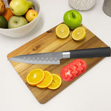 BergHOFF DiNA Codon Stainless Steel Scalloped Santoku Knife, 5"