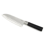 BergHOFF DiNA Codon Stainless Steel Scalloped Santoku Knife, 6.75"