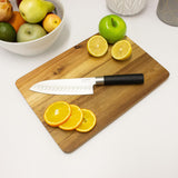 BergHOFF DiNA Codon Stainless Steel Scalloped Santoku Knife, 6.75"