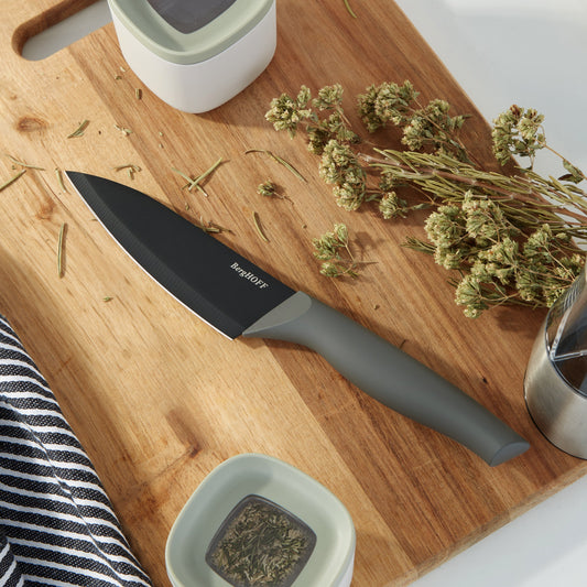BergHOFF DiNA Vector Nonstick Stainless Steel Chef's Knife, 5"