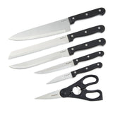 BergHOFF DiNA Pica 7pc Stainless Steel Knife Block Set