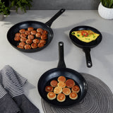 BergHOFF DiNA Helix Nonstick Ceramic Frying Pan 8", Recycled Aluminum