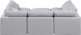 Indulge - Linen 6 Piece Modular Sectional
