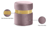 Hailey Velvet Upholstered Stool