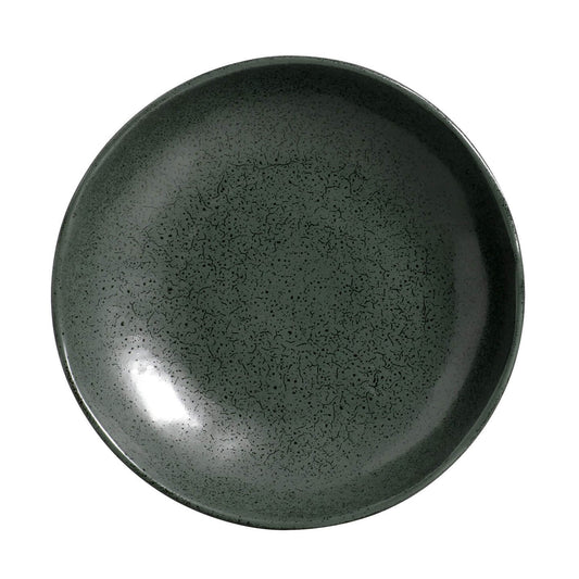SOUP PLATE BIO STONEWARE Ø 9.84" GREENERY