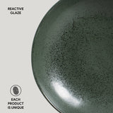 SOUP PLATE BIO STONEWARE Ø 9.84" GREENERY