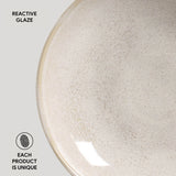 SOUP PLATE BIO STONEWARE Ø 8.86" LATTE