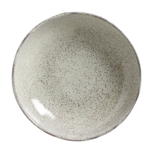 SOUP PLATE BIO STONEWARE Ø 8.86" PISTACHE