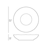 SOUP PLATE BIO STONEWARE Ø 9.84" BREEZE
