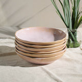 SOUP PLATE BIO STONEWARE Ø 8.86" LITCHI