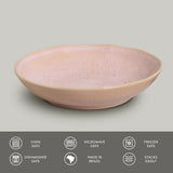 SOUP PLATE BIO STONEWARE Ø 9.84" LITCHI