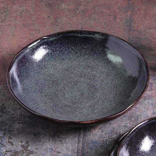 SOUP PLATE BIO STONEWARE Ø 9.84" TITANIUM