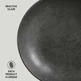 SOUP PLATE BIO STONEWARE Ø 9.84" CHROMIUM