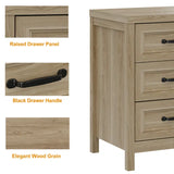 Wholesale 3 Drawer Dresser Modern Wood Dresser with Raised Panel
