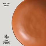 SOUP PLATE BIO STONEWARE Ø 8.86" TERRACOTTA