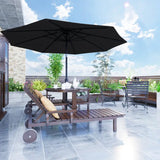 7.5 ft Patio Umbrella with Crank & Tilt, 8 Steel Ribs