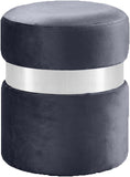 Hailey Velvet Upholstered Stool