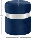 Hailey Velvet Upholstered Stool