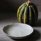 LINHAS SOUP PLATE STONEWARE Ø 8.86" PISTACHE